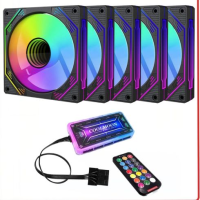 Compo 5Fan Vô Cực + Hub Remote