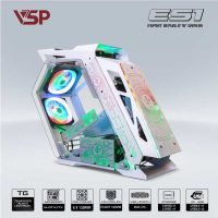 CASE MÁY TÍNH VSP ESPORT REPUBLIC OF GAMERS ES1 - TRẮNG