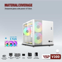 Case Máy Tính Gaming V300 - Mini - ATX Trắng