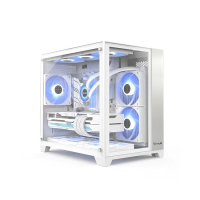 Case VITRA CRYSTAL S1 WHITE M-ATX (Mini Tower/Màu Trắng)