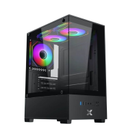 Thùng máy Case Xigmatek View 3GF - Black | Kèm sẵn 3 fan RGB